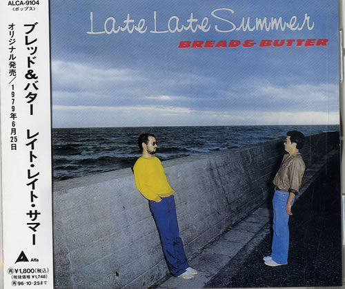 Bread & Butter Late Late Summer Japanese CD album (CDLP